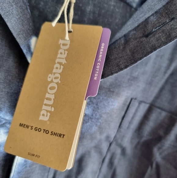 Patagonia Sea Turtle Navy Organic Cotton Blend Go Too Shirt Size m Bnwt. - Picture 5 of 9